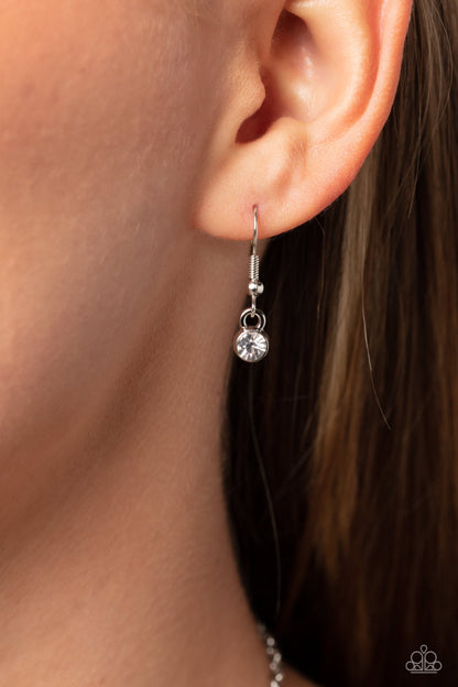 Prima Donna Dazzle - Brown - Peach and Topaz Rhinestone Necklace - Paparazzi Accessories