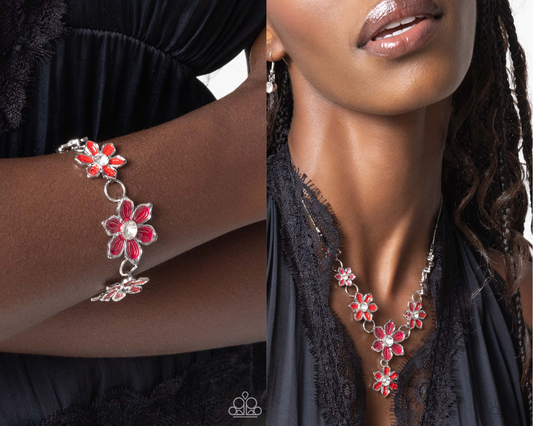 Complete Look - Red - Paparazzi Accessories