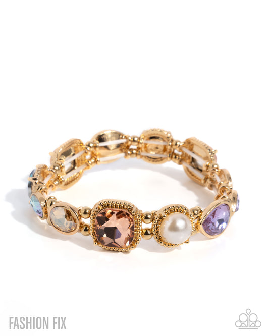 Collecting Chic - Multi Bracelet - Fiercely 5th Avenue June 2025 - Paparazzi Accessories