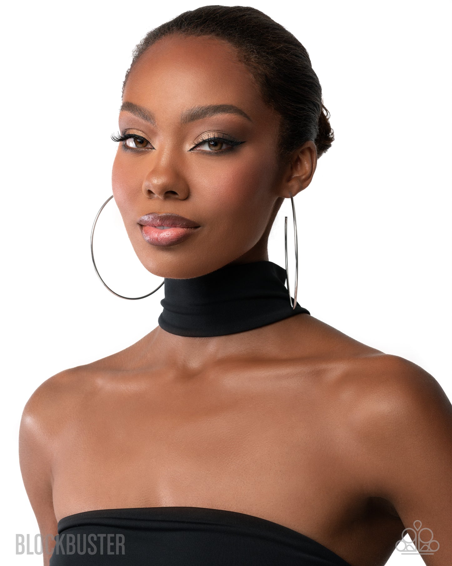 Colossal Couture - Silver Oversized Hoop Earrings - Paparazzi Accessories