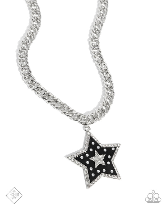 Cosmic Chic - Black Necklace - Magnificent Musings - February 2025
