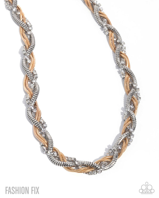 Distinguished Dominance - Multi Necklace - Magnificent Musings June 2025 - Paparazzi Accessories