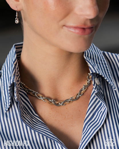 Distinguished Dominance - Multi Necklace - Magnificent Musings June 2025 - Paparazzi Accessories
