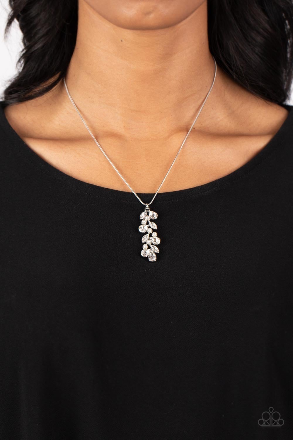 Pearls Before VINE - White Necklace - Paparazzi Accessories