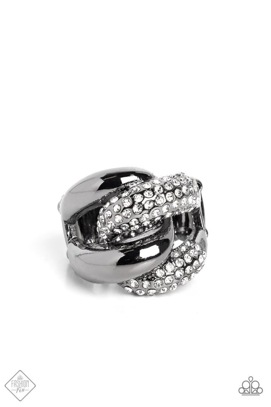 Alluring Ace - Black Ring - Paparazzi Accessories