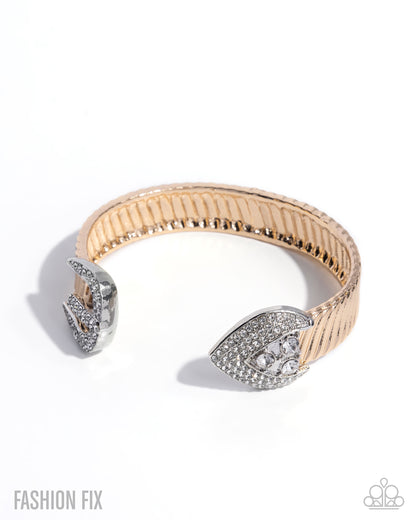 Fashion Forward Feature - Gold Belt Cuff Bracelet - Magnificent Musings June 2025 - Paparazzi Accessories