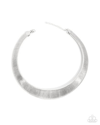 Fringe Formal - Silver Necklace
