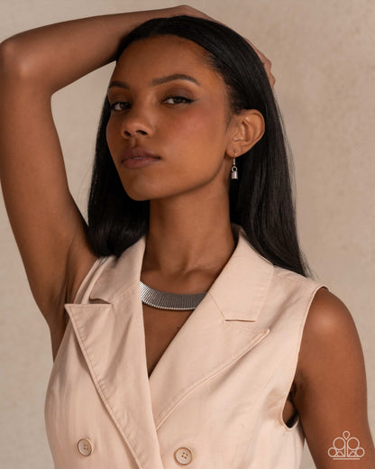 Fringe Formal - Silver Necklace