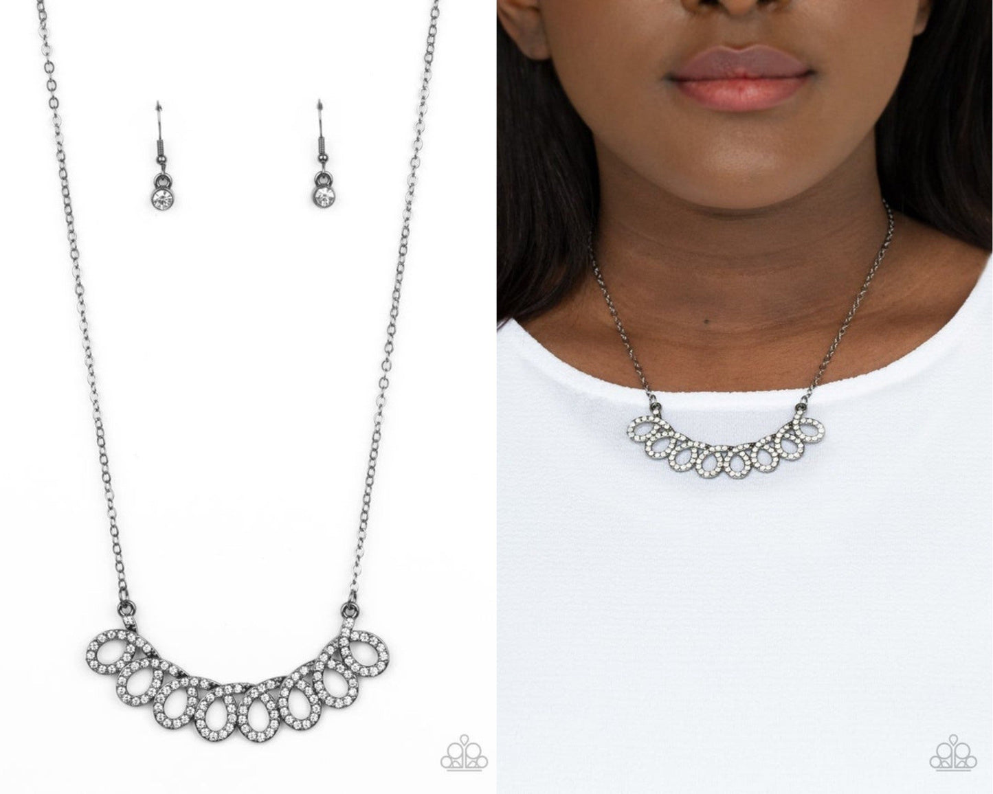 Timeless Trimmings - Black Necklace - Paparazzi Accessories