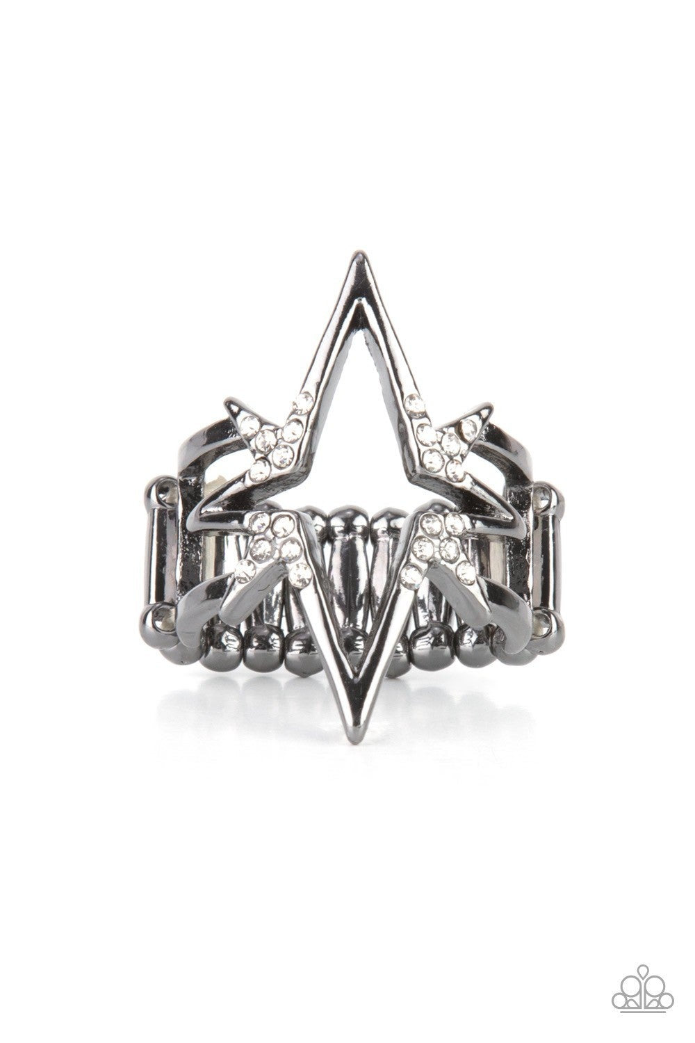 Extra Electrifying - Black Ring - Paparazzi Accessories