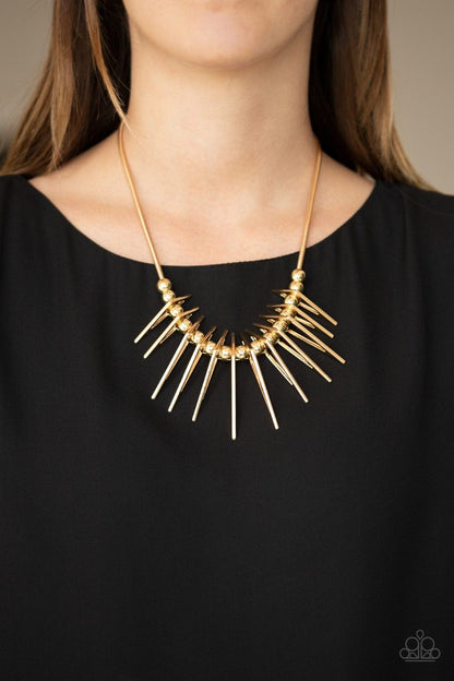 Fully Charged - Gold - Necklace