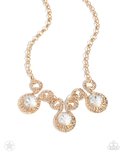 Hypnotized - Gold Necklace - Paparazzi Accessories