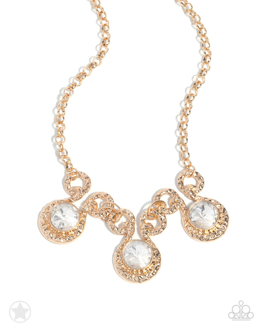 Hypnotized - Gold Necklace - Paparazzi Accessories