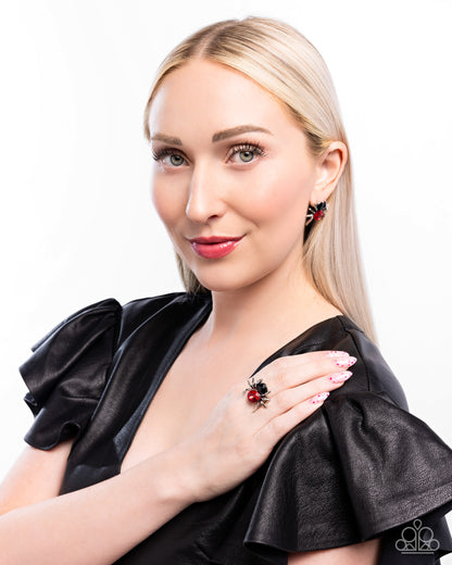 Spider Earrings & Ring - Complete Look - Paparazzi Accessories