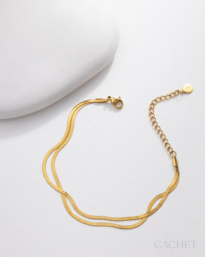 CACHET - “Lilt” - 18k Gold Plated Bracelet - Exclusive “Pink Friday” Release