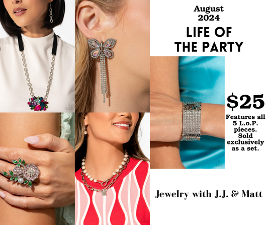 "Life of the Party" Exclusive Bundle - August 2024 - Paparazzi Accessories