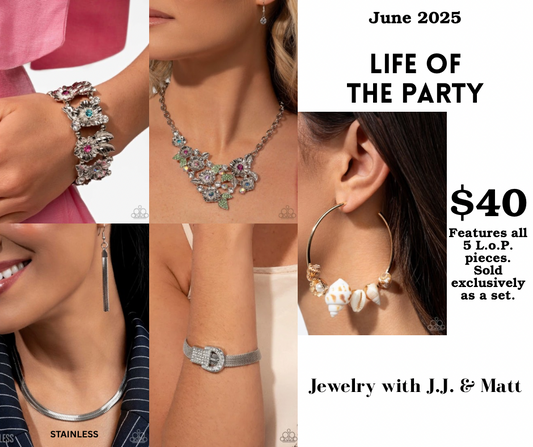 “Life of the Party” Exclusive Bundle - June 2025 - Paparazzi Accessories