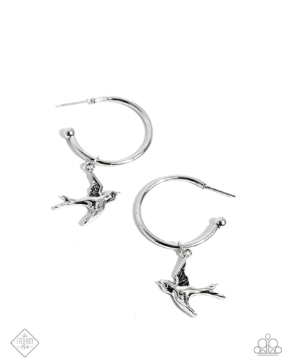 Meadowlark Memento - Silver Earrings - Simply Santa Fe - Febraury 2025
