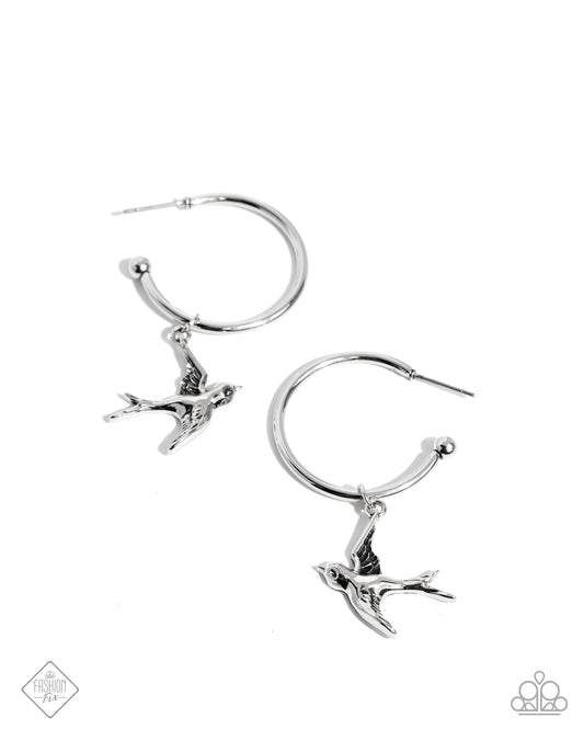 Meadowlark Memento - Silver Earrings - Simply Santa Fe - Febraury 2025