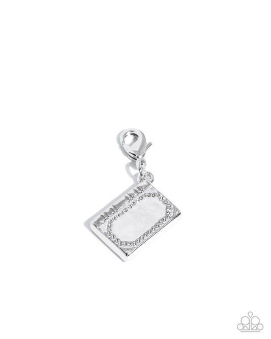 Mother, Tell Me a Story - Rhodium Plated Charm - Paparazzi Accessories