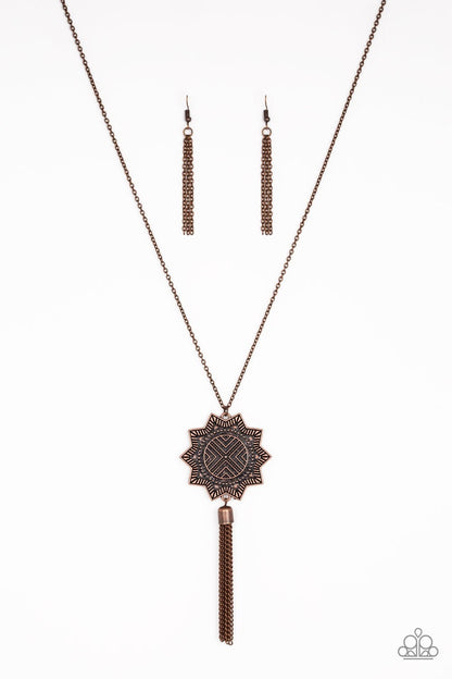 From Sunup To Sundown - Copper Necklace - Paparazzi Accessories