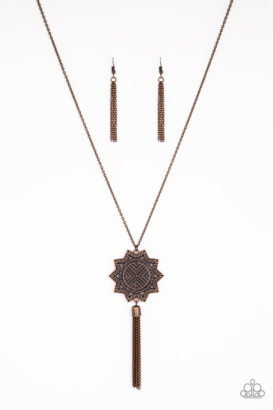 From Sunup To Sundown - Copper Necklace - Paparazzi Accessories