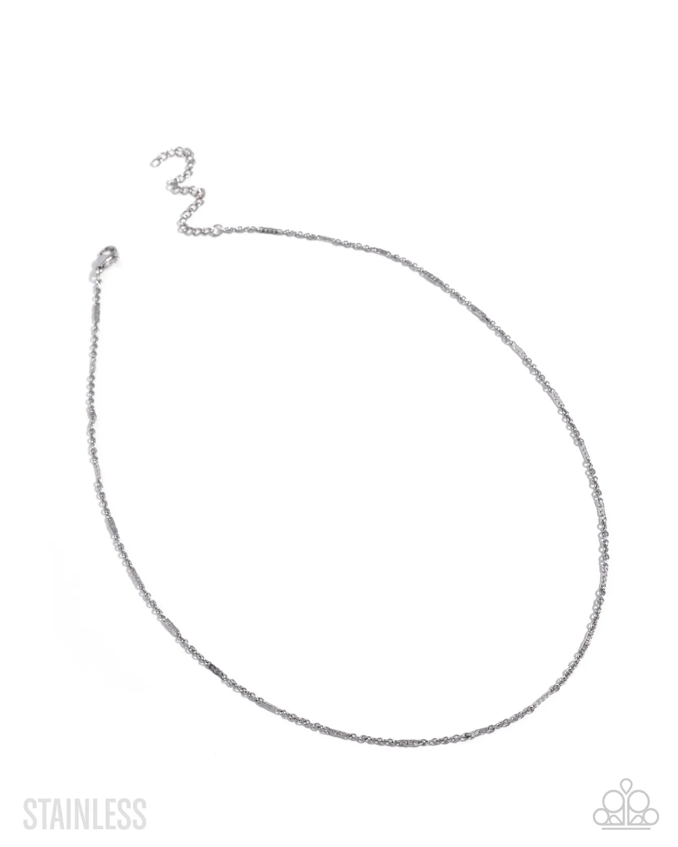 No Drama - Silver - Stainless Steel Chain Urban Necklace