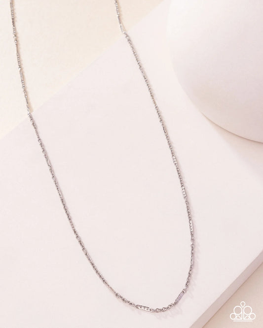 No Drama - Silver - Stainless Steel Chain Urban Necklace