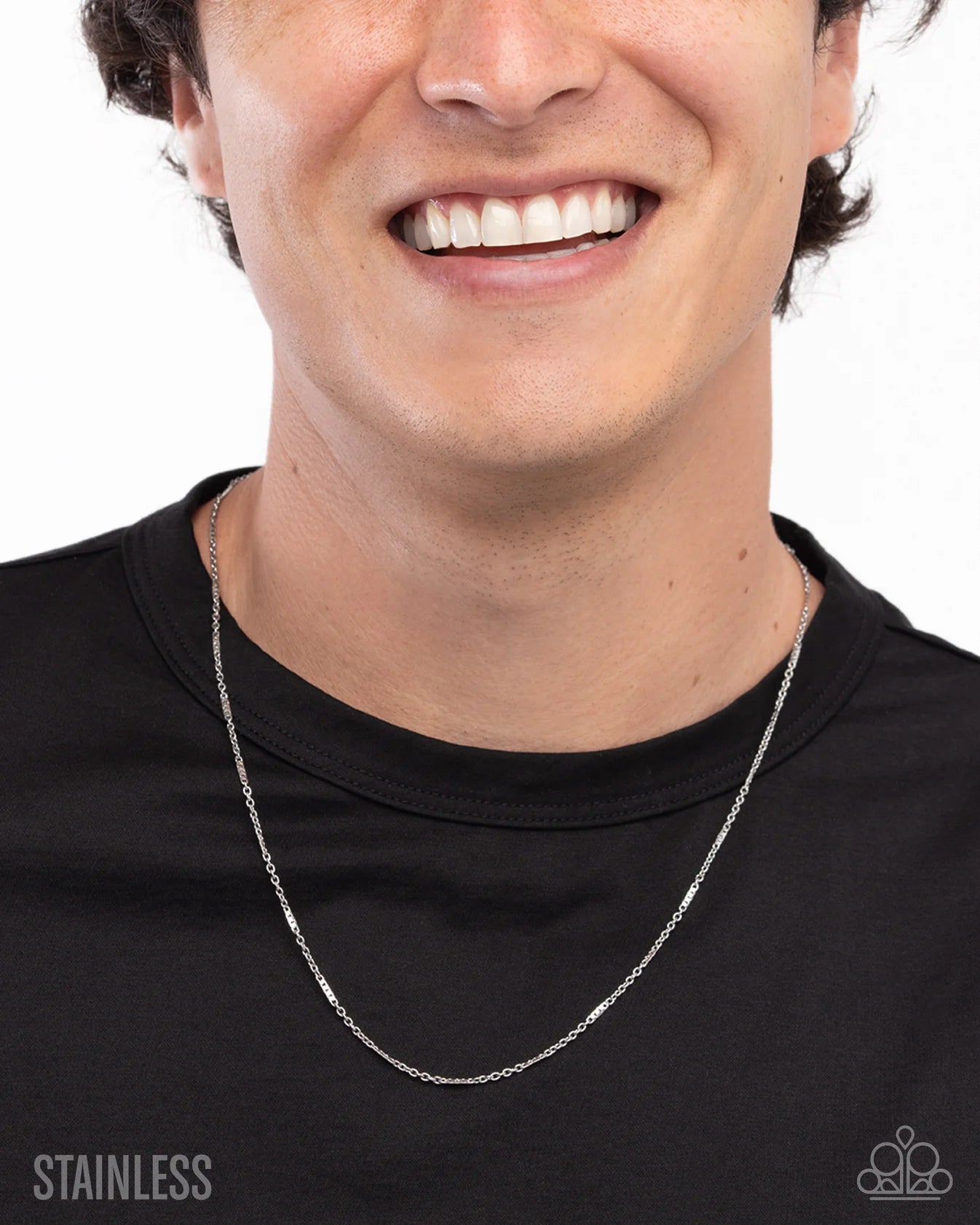 No Drama - Silver - Stainless Steel Chain Urban Necklace