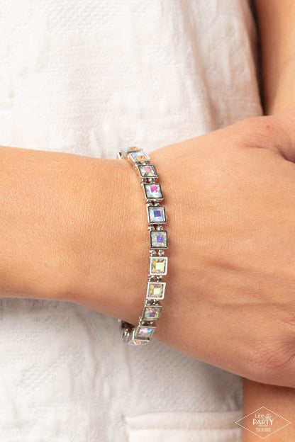 A GLAM Of Few Words - Multi Bracelet - Pink Diamond Exclusive - Paparazzi Accessories