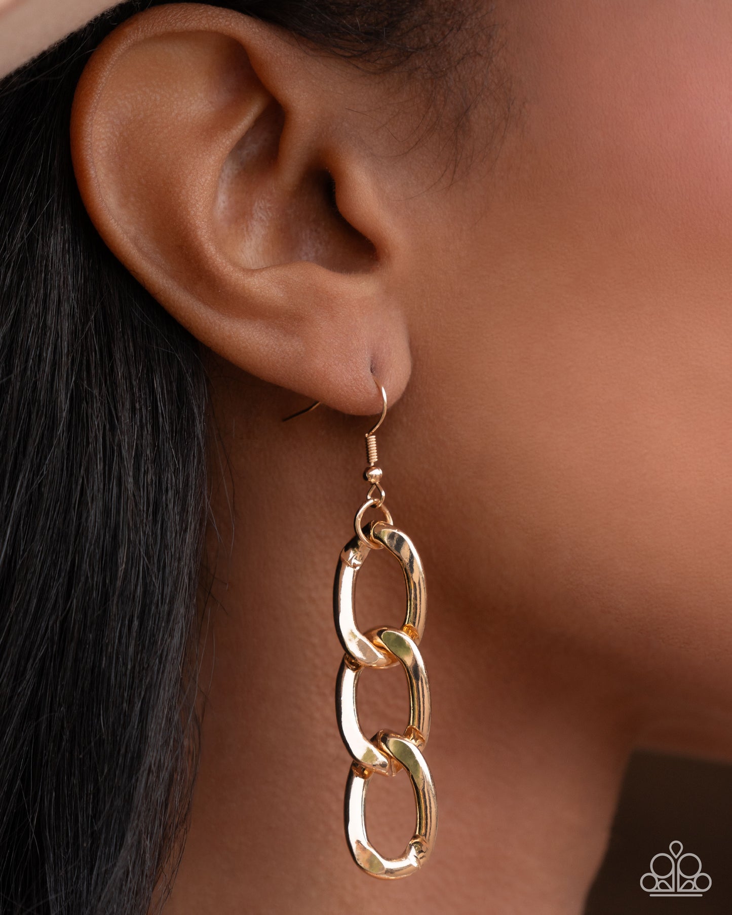 Peak of Pizzazz - Gold Peach Gem Necklace - Empower Me Pink Exclusive 2025