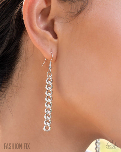 Proud as an Eagles Scream - Silver Necklace - Sunset Sightings - October 2025 - Paparazzi Accessories