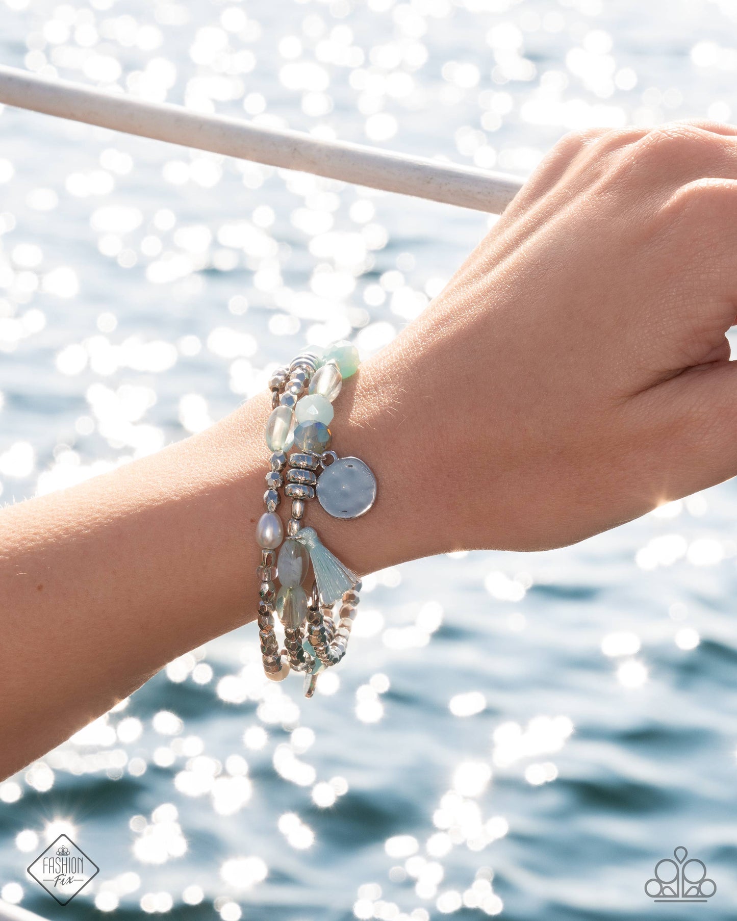 Refreshing Revel - Blue Coil Bracelet - Glimpses of Malibu - February 2025