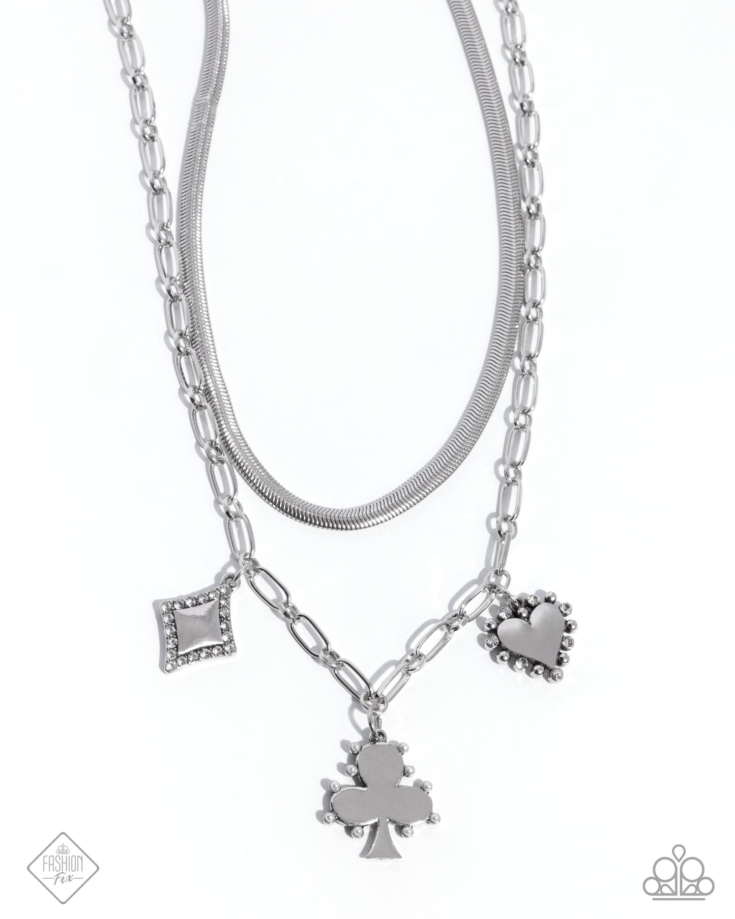 Sentimental Sunset - White Necklace - Sunset Sightings April 2025 - Paparazzi Accessories