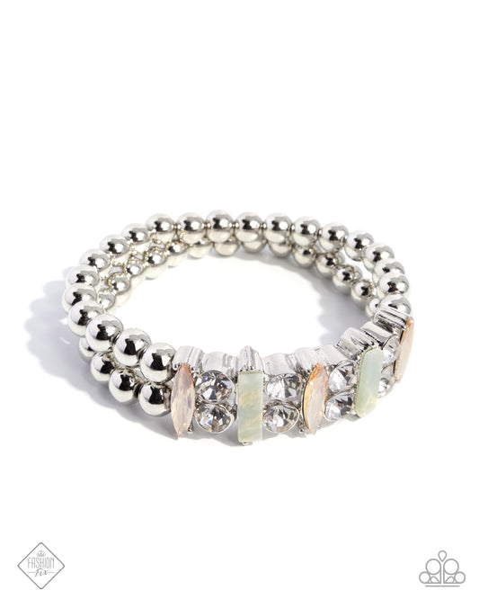 Splendid Shimmer - Multi Bracelet - Fiercely 5th Avenue January 2025