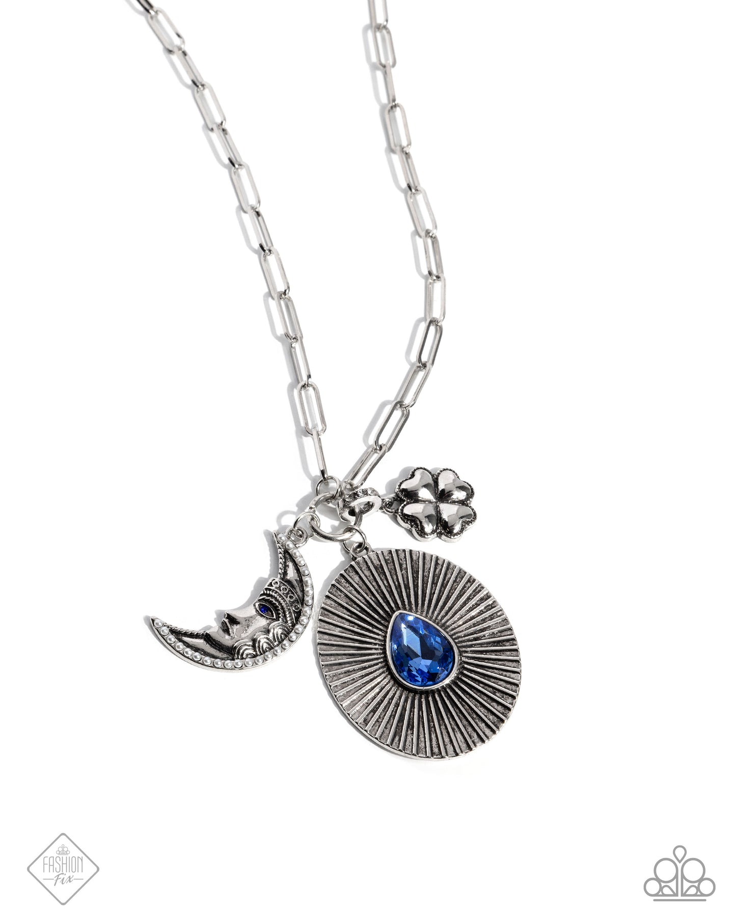 Stirring Season - Blue Necklace - Sunset Sightings April 2025 - Paparazzi Accessories