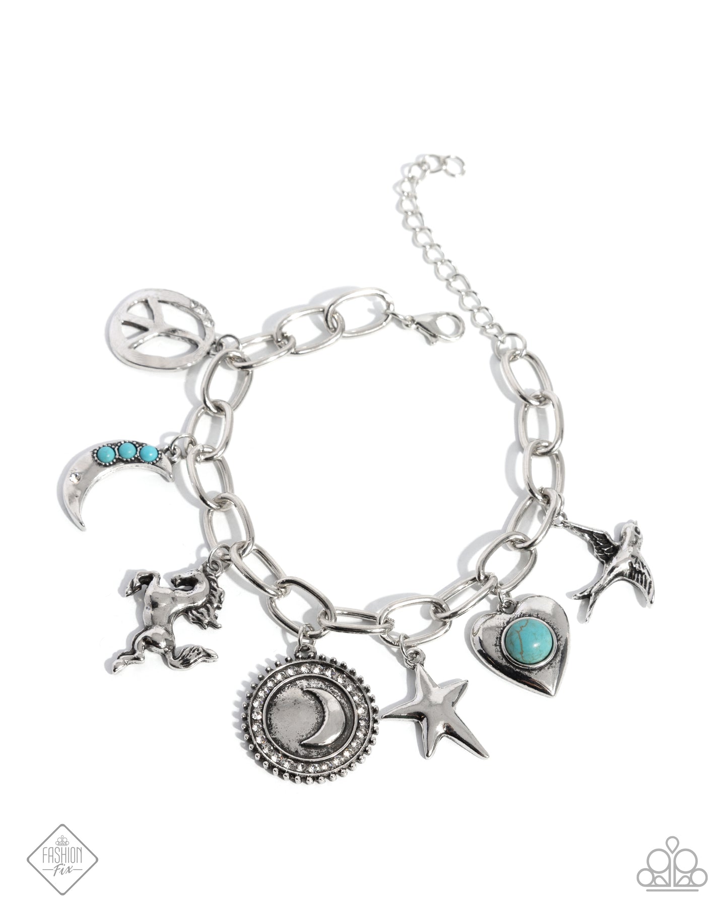 Technical Token - Blue Clasp Bracelet - Paparazzi Accessories