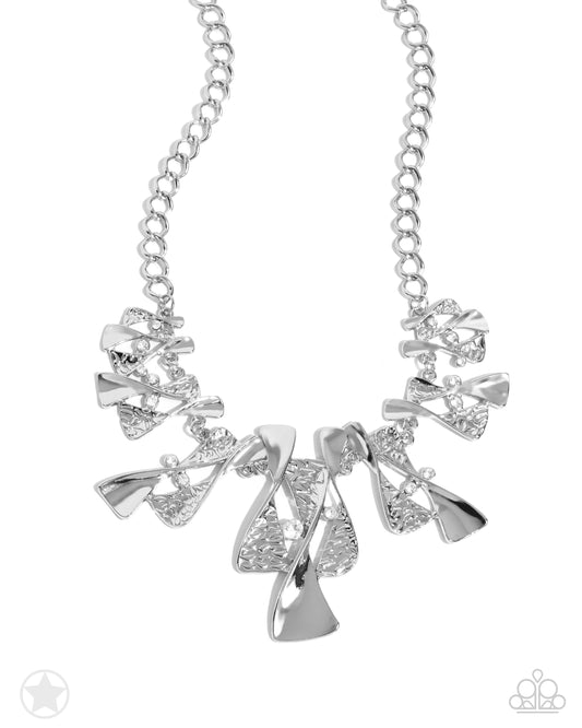 The Sands of Time - Silver Necklace - Paparazzi Accessories