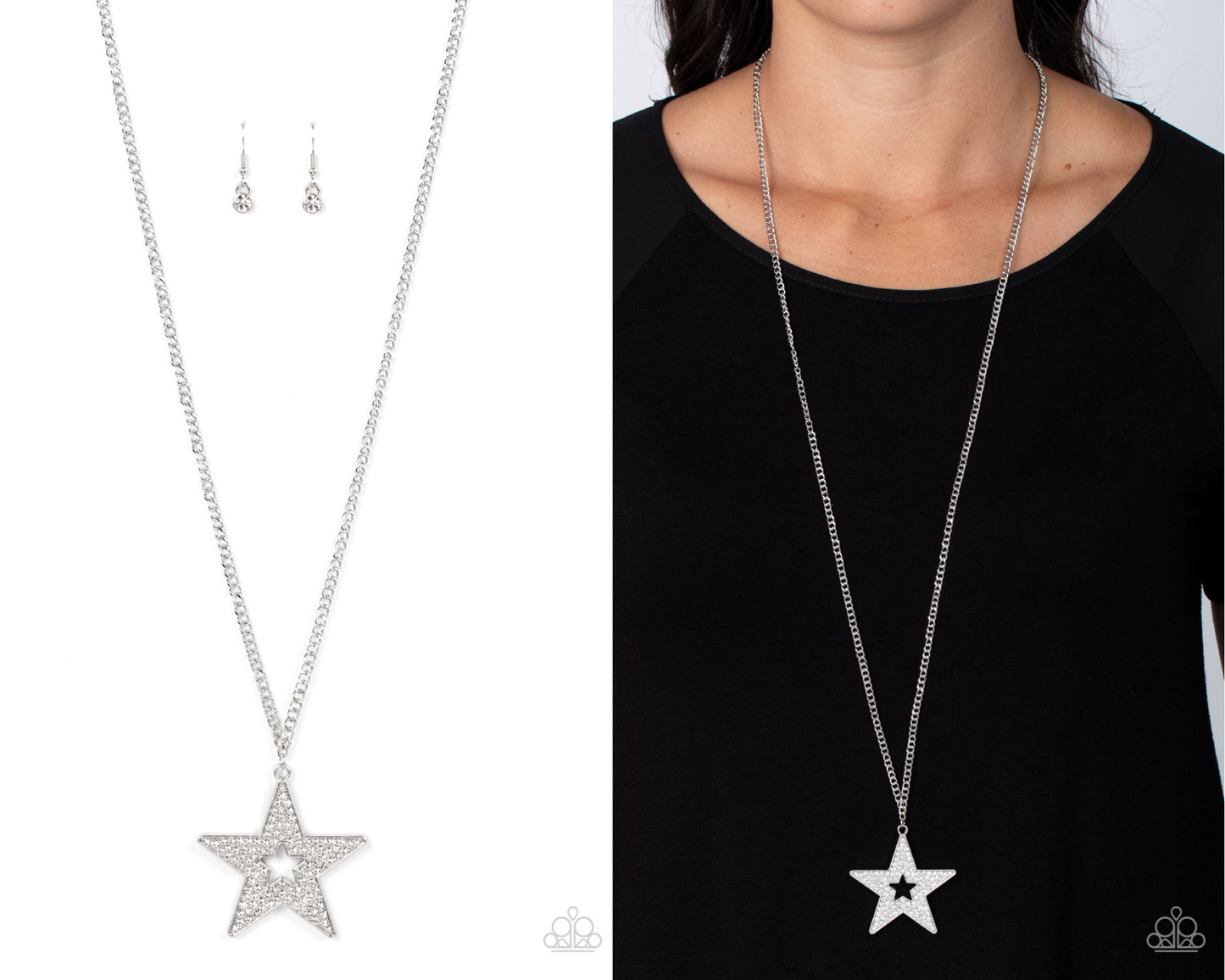 Superstar Stylist - White Necklace - Paparazzi Accessories