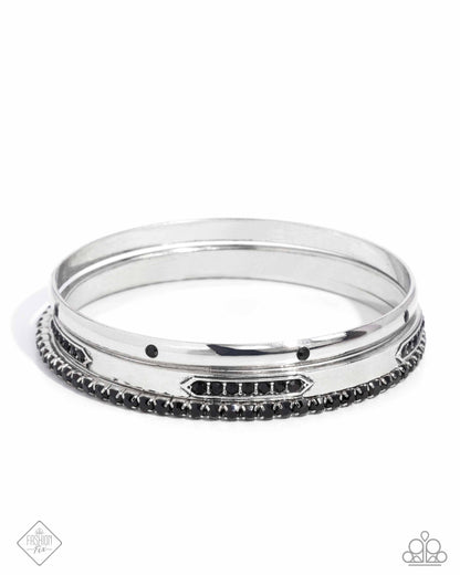 Vicious Value - Black Bangle Bracelets - November 2024 Magnificent Musings