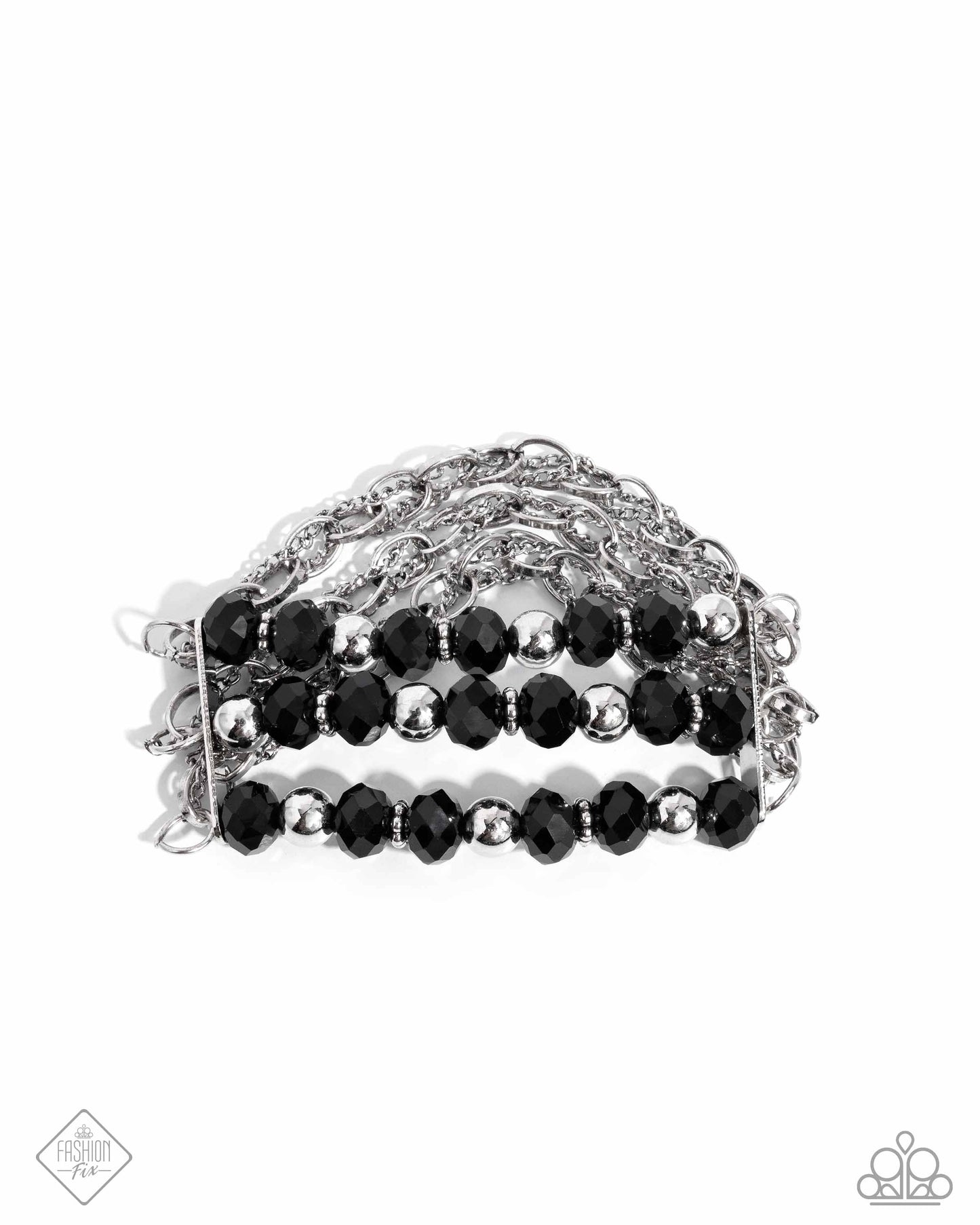 Vicious Vibe - Black Stretchy Bracelets - November 2024 Magnificent Musings