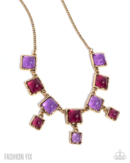 Vintage Boho - Purple Necklace - Glimpses of Malibu December 2025 - Paparazzi Accessories