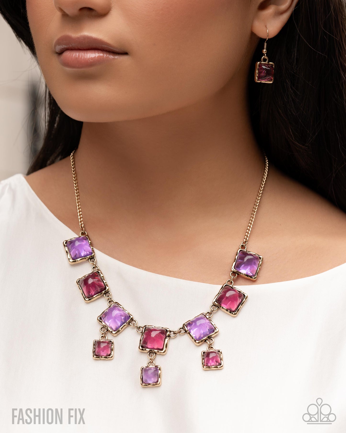 Vintage Boho - Purple Necklace - Glimpses of Malibu December 2025 - Paparazzi Accessories