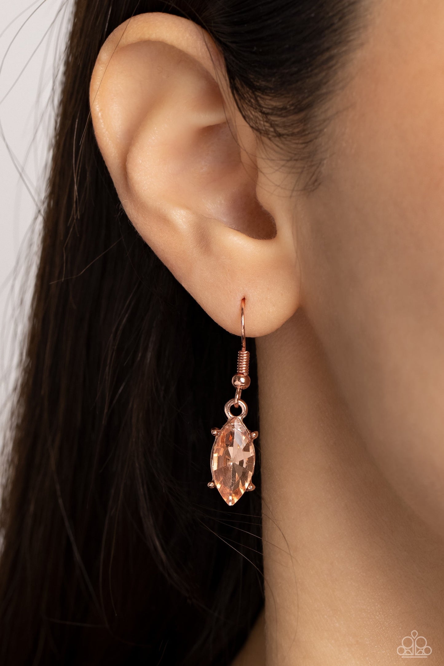 Frosted Florescence - Copper Necklace - Paparazzi Accessories