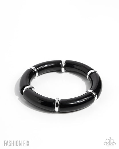 Wondrous Winter - Black Bracelet - Sunset Sightings December 2025 - Paparazzi Accessories