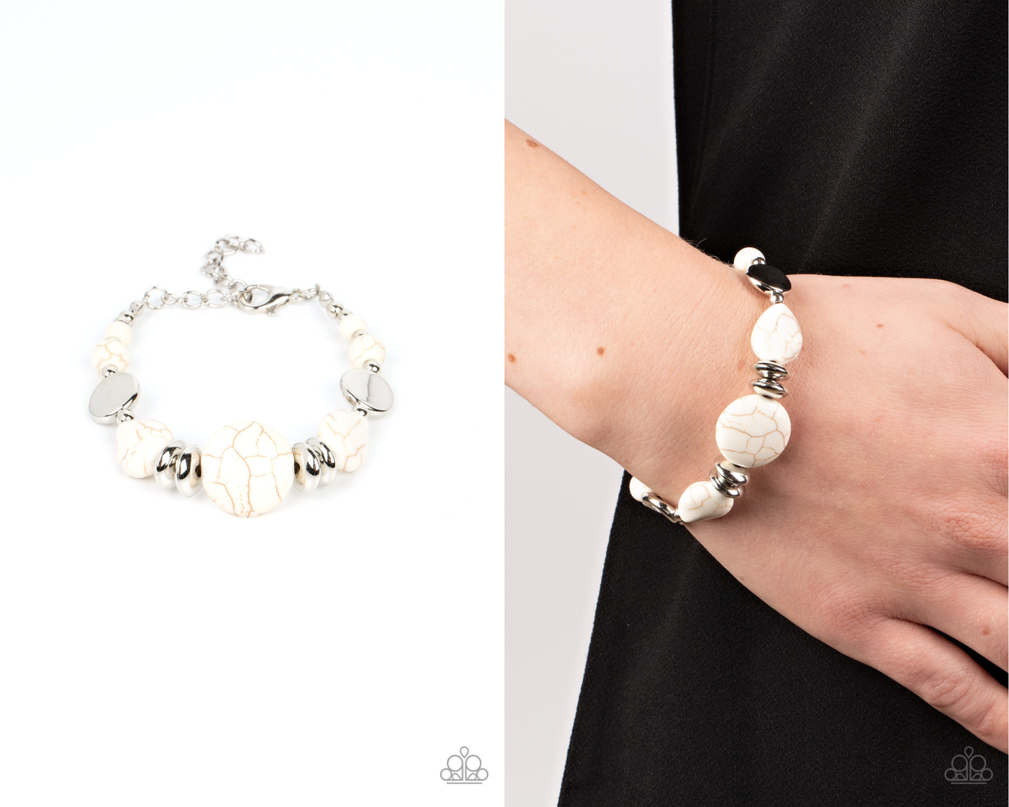 Mesa Vista - White Bracelet - Paparazzi Accessories