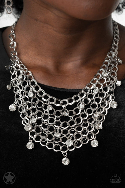 Fishing for Compliments - Silver Necklace - Paparazzi Accessories