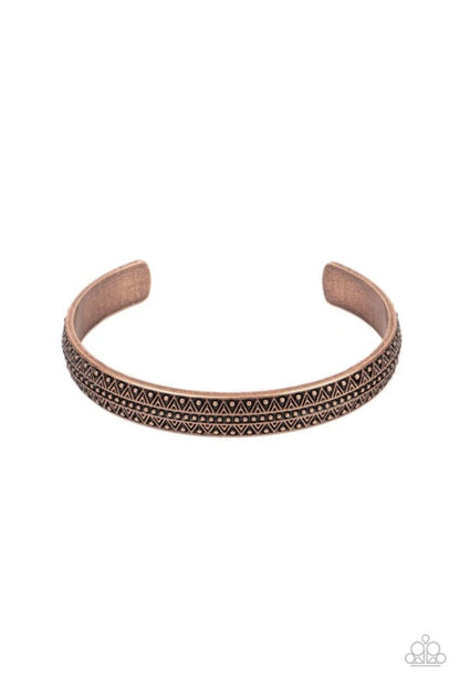 Peak Conditions - Copper Cuff Bracelet - Paparazzi Accessories
