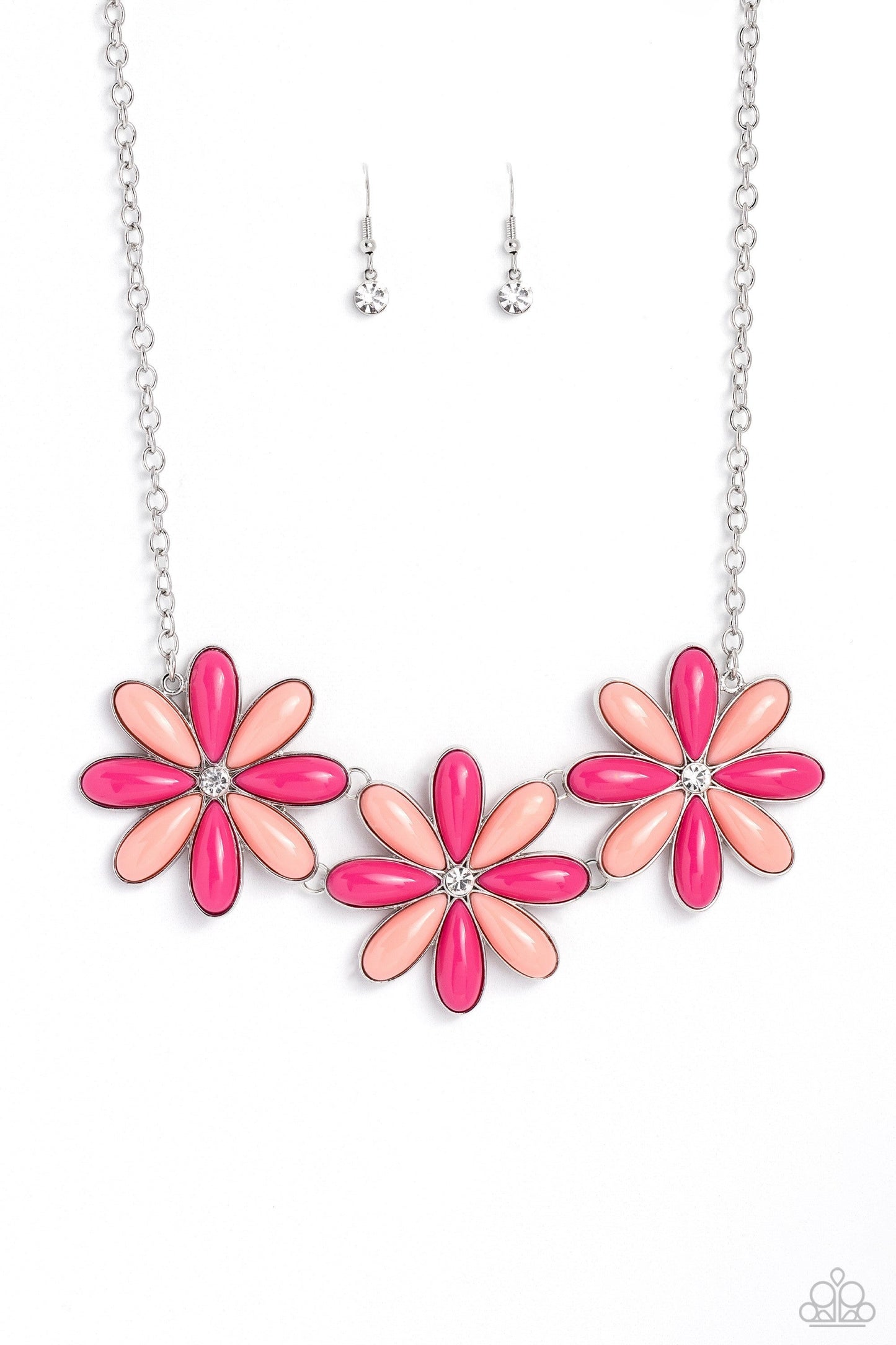 Bodacious Bouquet - Pink Necklace - Paparazzi Accessories