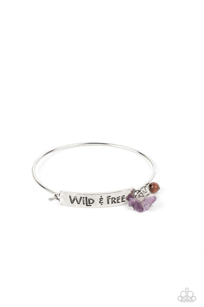 Fearless Fashionista - Purple toggle bracelet - Paparazzi Accessories
